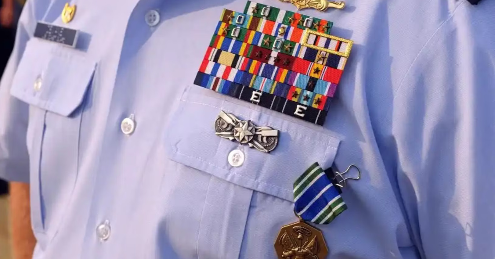 Coast Guard Ribbon Rack